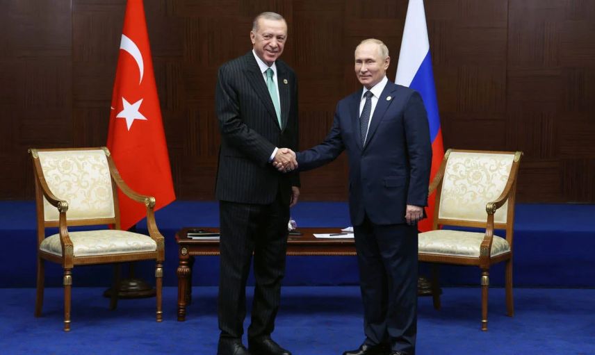 Erdoğan, Rusya Devlet Başkanı Putin ile görüştü