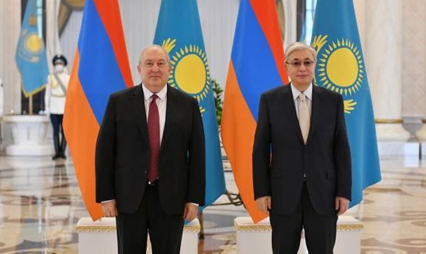 Ermenistan Cumhurbaşkanı Kazakistan'da Törenle Ağırlanıyor!