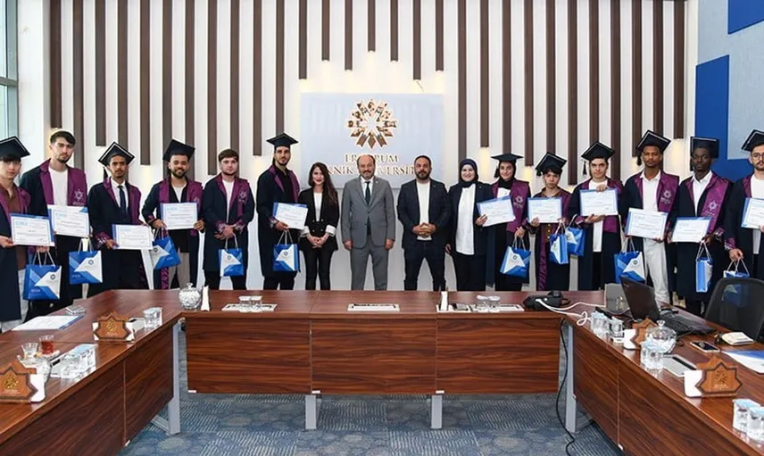 Erzurum Teknik Üniversitesi tömer mezuniyet programı düzenledi