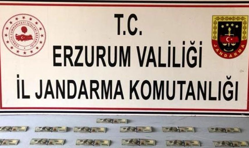 Erzurum'da Sahte Dolar Ele Geçirildi