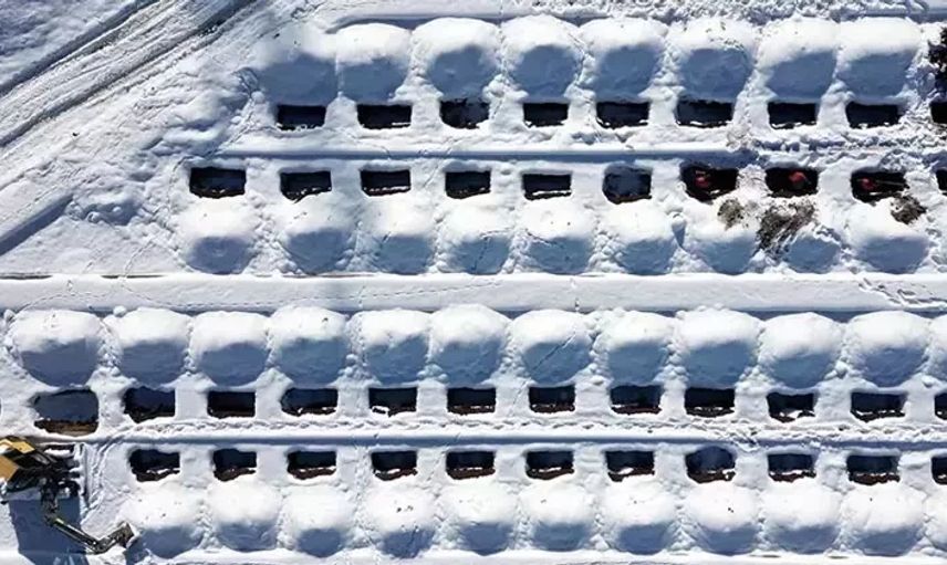 Erzurum'da 500 kişilik mezar kazıldı