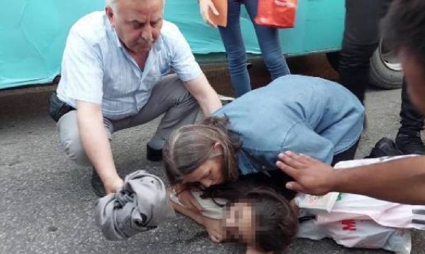 Erzurum’da korku dolu anlar! Halk otobüsünün çarptığı kız çevredekilerin sözleriyle korku dolu anlar yaşadı