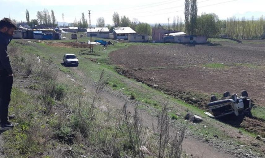 Erzurum’da Trafik Kazası: 1 Yaralı
