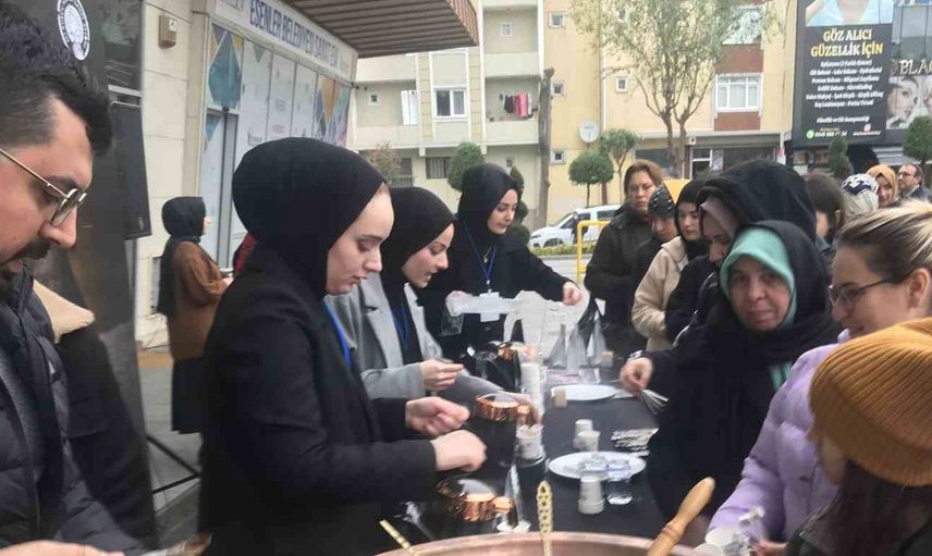 Esenler’in sokaklarını kahve kokusu sardı…