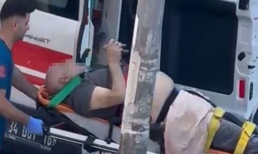Esenyurt'ta yaşlı adama silahlı saldırı anları güvenlik kamerasında