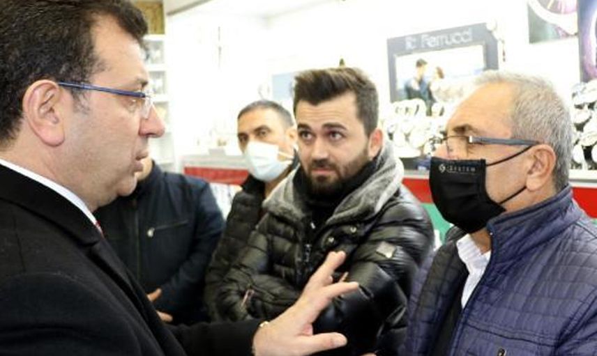 Esnafın Yönelttiği PKK Sorusuna İmamoğlu'nun Cevabı: Senin Beynin Tutulmuş