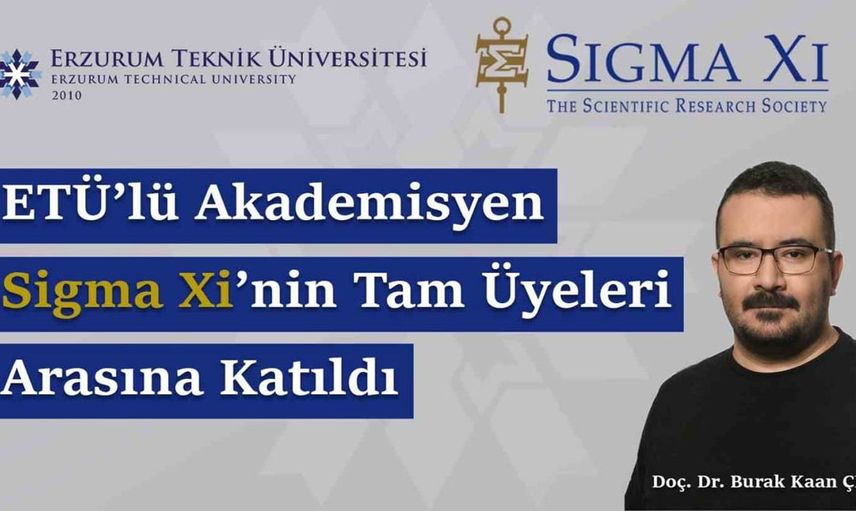 ETÜ’lü Akademisyenin Sigma Xi Üyeliği