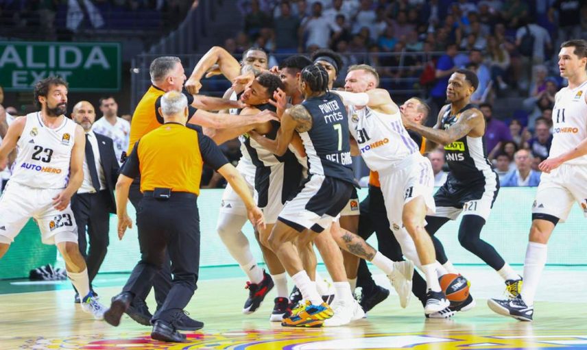 Euroleague’de olaylı karşılaşma: Yumruklar havada uçuştu