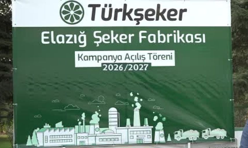 Elazığ şeker fabrikasında yeni kampanya dönemi başladı