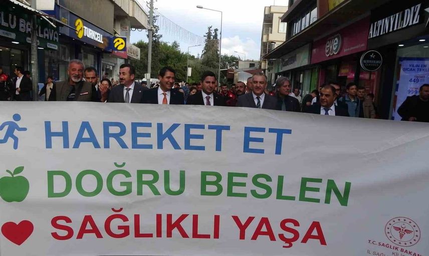 Kilis’te sağlıklı yaşamı destekleyen yürüyüş etkinliği