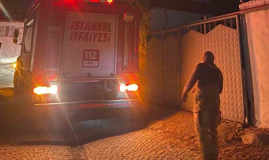 Balıkesir'de itfaiye ekipleri alevlerle mücadele etti
