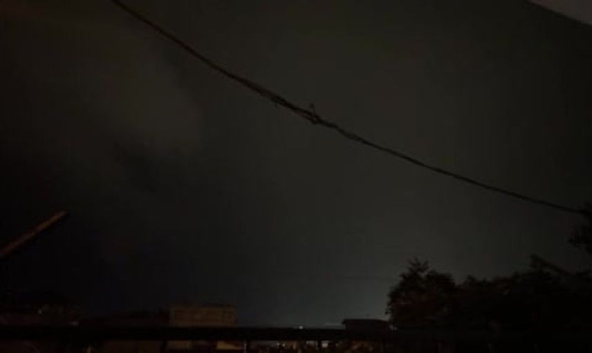 Samsun'da geceyi aydınlatan şimşekler göz kamaştırdı