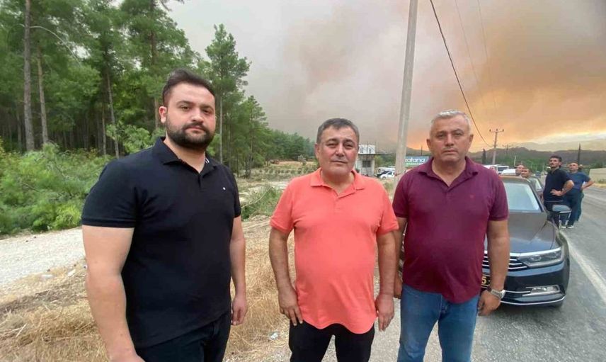 Aksu'da orman yangınıyla mücadele devam ediyor: Rüzgar müdahaleyi zorlaştırıyor