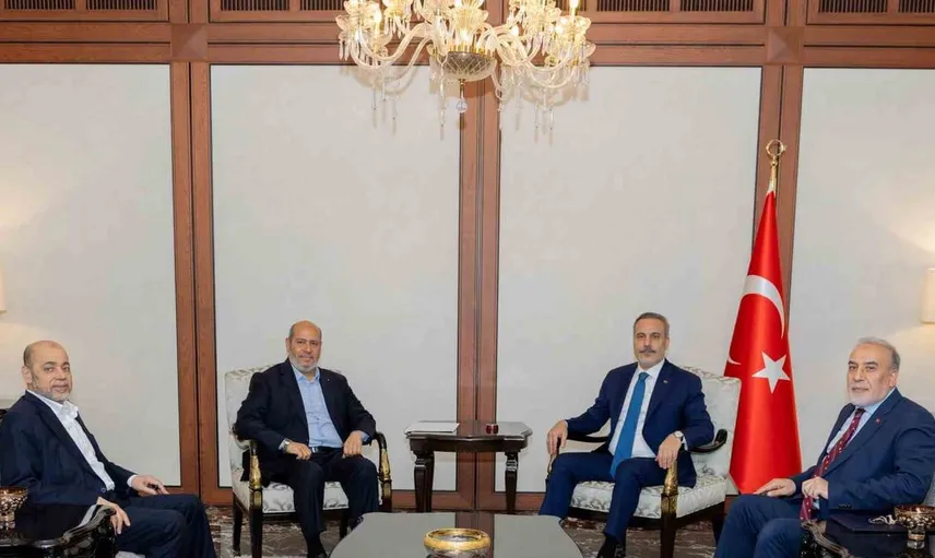 Hakan Fidan, Hamas heyeti ile önemli bir görüşme gerçekleştirdi