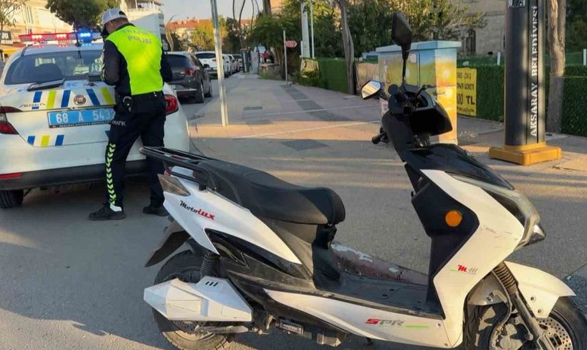 Plakasız motosiklet sürücüsüne büyük ceza: 46 bin lira ve geçici motor kaybı