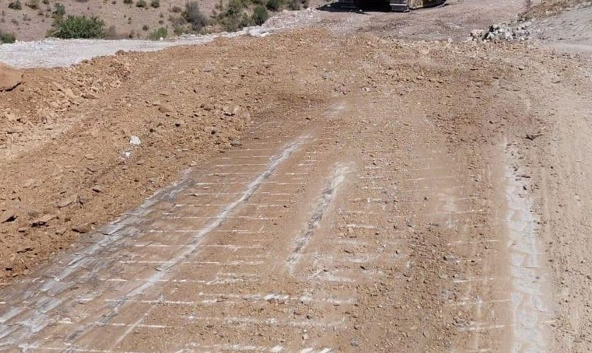Bolu’da heyelan riski nedeniyle yeni yol inşası başlatıldı