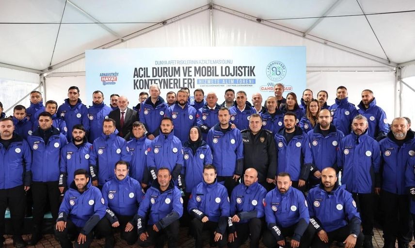 Arnavutköy'de afet hazırlığı: 14 acil durum konteyneri hizmete girdi