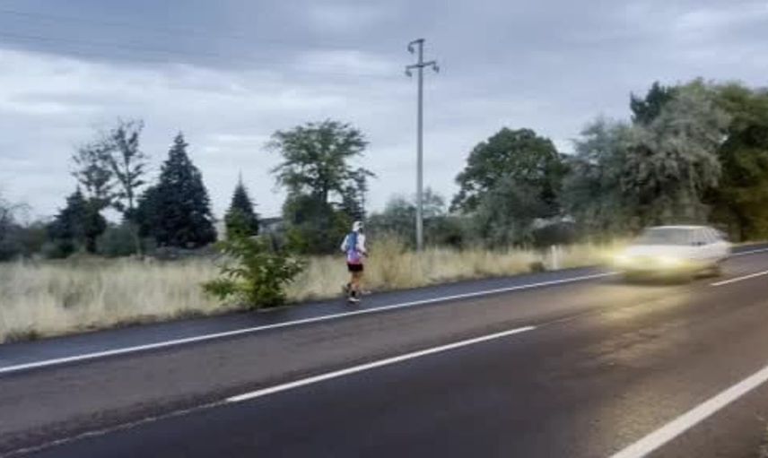 Kapadokya’ya ulaşan İngiliz sporcu, ruh sağlığı için koştu