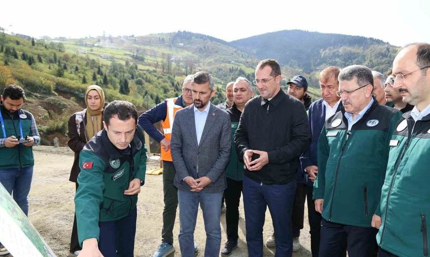 Trabzon'un su ihtiyacına çözüm: Uçarsu Göleti tamamlanma aşamasında