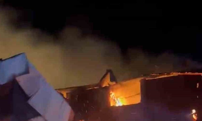 Bolu’da çıkan yangın, yayla evini ve eklentilerini küle çevirdi