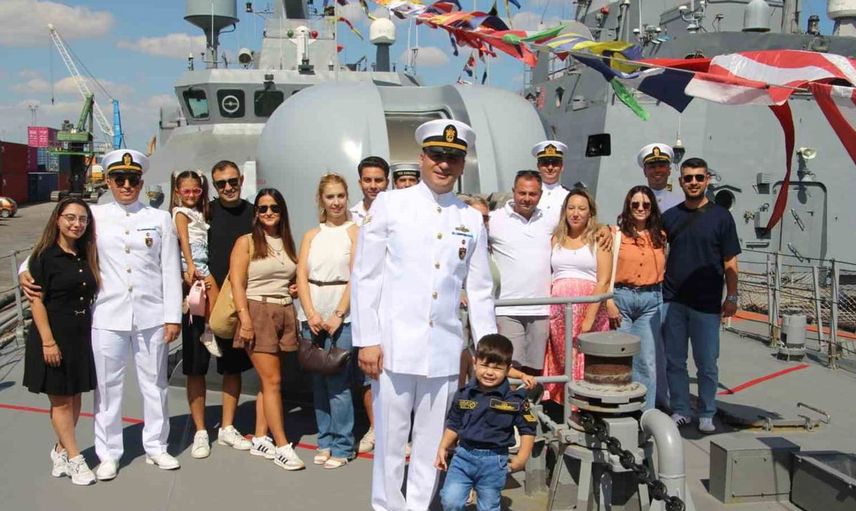 TCG Karataş gemisinde aileler deniz yaşamını deneyimledi