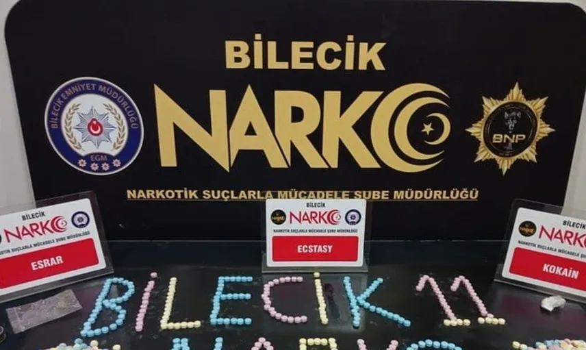 Bilecik de dahil 71 ilde uyuşturucu operasyonu: 843 kilo madde ele geçirildi