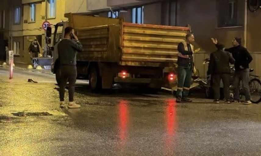 Eskişehir'de geri dönüşüm tartışması polisin müdahalesiyle sona erdi