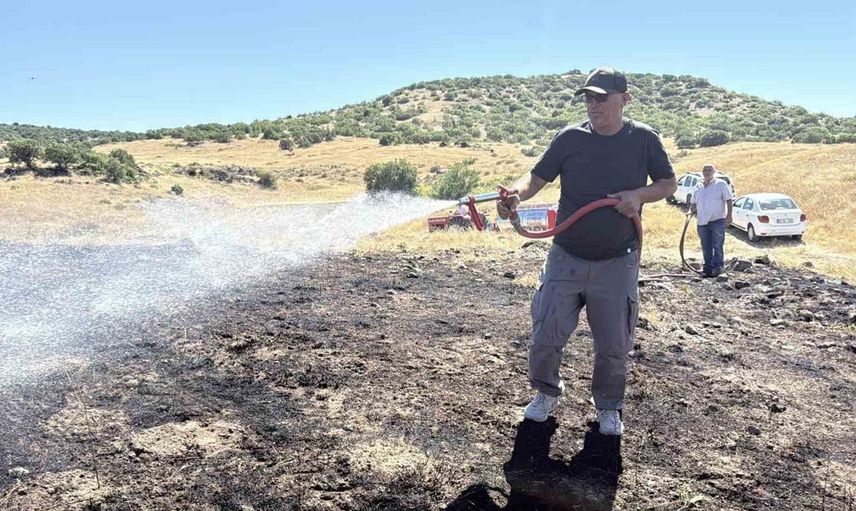 Kızılinler Mahallesi'nde yangın timi 24 saat nöbet tutuyor