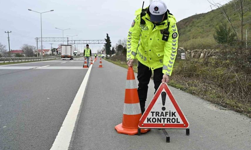Ordu'da trafik denetimleri sonucu dikkat çeken rakamlar