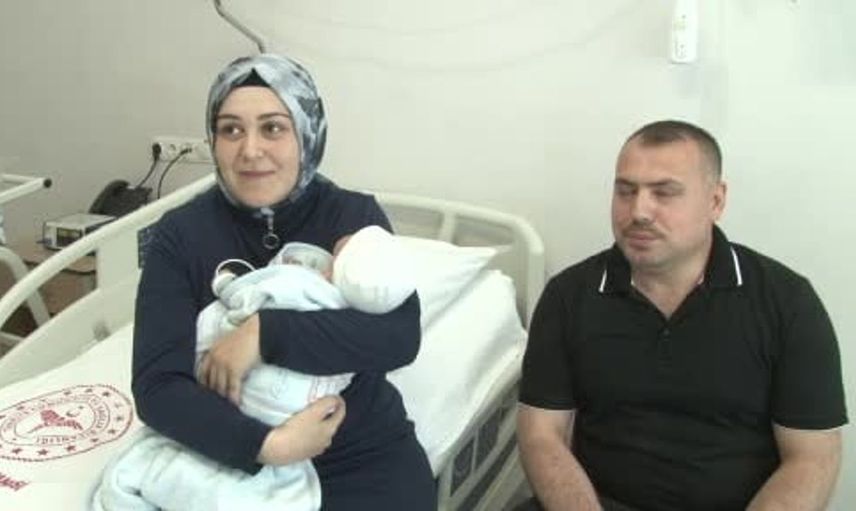 Erzurum'da kalp hastalığı ile mücadele eden bebek sağlığına kavuştu