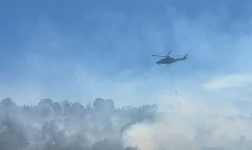 Bolu'da orman yangını paniği: Ekipler havadan ve karadan müdahale ediyor