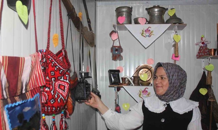 Afşin'deki Sultan Köşkü, geçmişin izlerini günümüze taşıyor