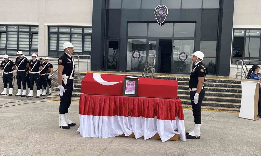 Osmaniye'de polis memuru şemsettin kalkan için anlamlı veda
