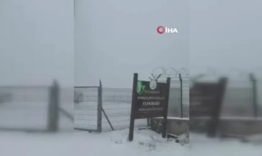 Kışın habercisi: Ankara'nın yüksek kesimlerine ilk kar düştü