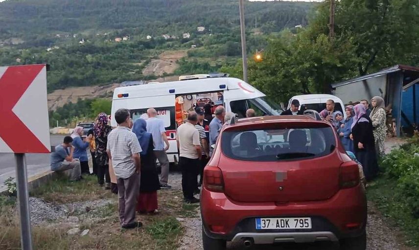 Freni tutmayan hafif ticari araç, anne ve iki çocuğuna çarptı