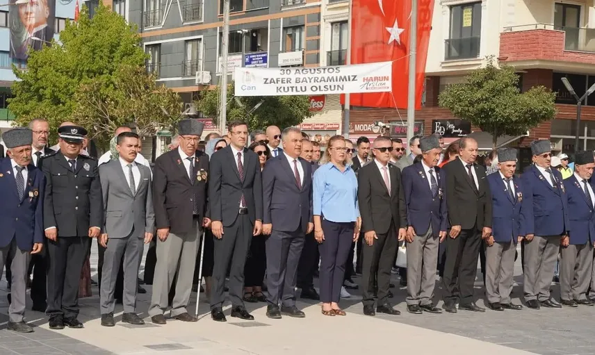 Çan'da 30 Ağustos Zafer Bayramı coşkuyla kutlandı