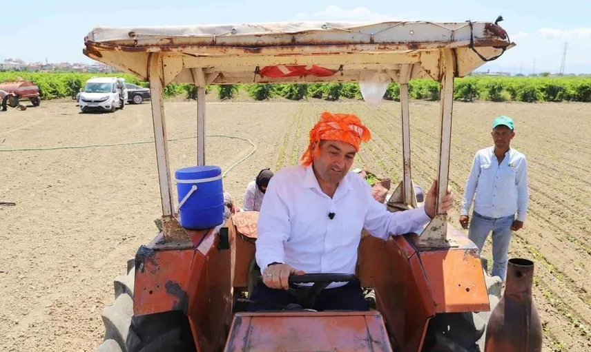 Üzüm hasadı sırasında elini makineye kaptıran belediye başkanı ameliyat oldu