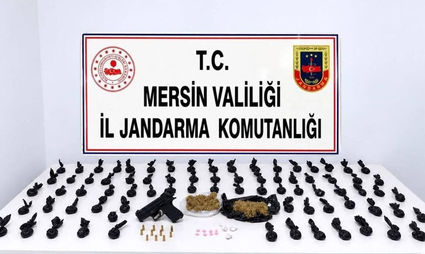 Erdemli'de uyuşturucu operasyonu: Paketlenmiş maddeler ele geçirildi