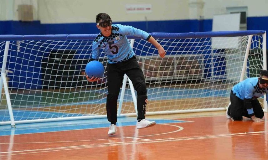 Bursa'da görme engelli sporcularla empati dolu bir gün