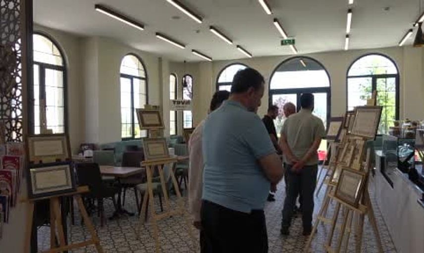 Kastamonu’da genç hattatların eserleri büyük beğeni topladı
