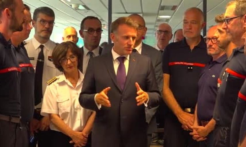 Fransa Cumhurbaşkanı Macron, orman yangınlarını değerlendirdi
