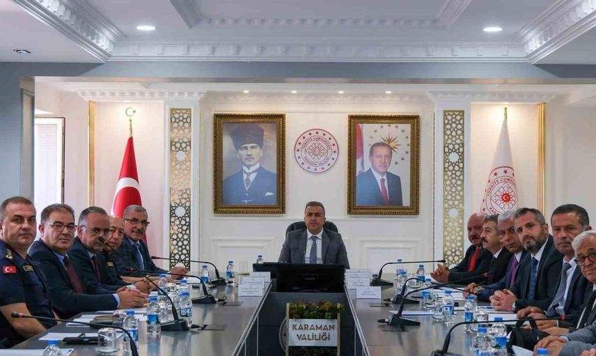Karaman'da üniversite güvenliği için önemli toplantı yapıldı