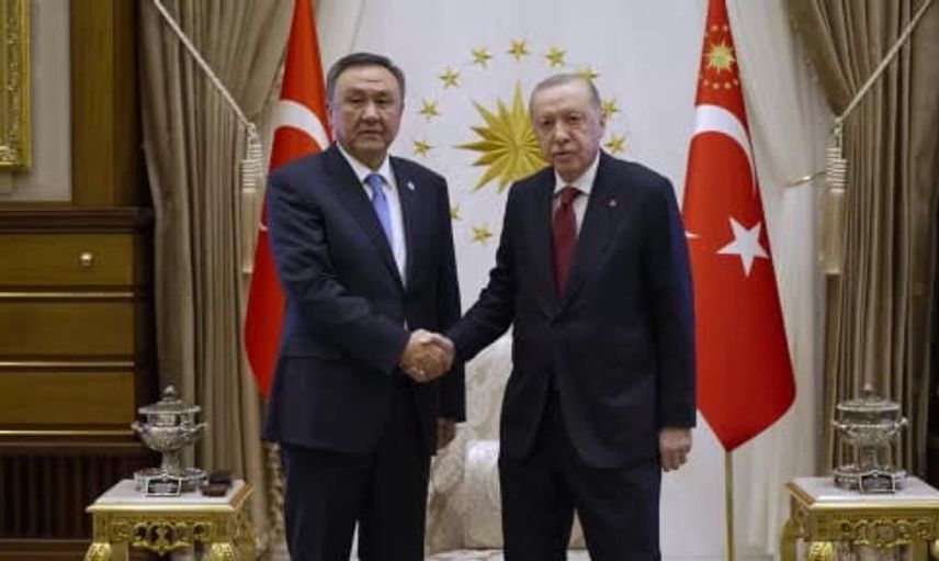 Cumhurbaşkanı Erdoğan, Türk devletleri teşkilatı genel sekreterini ağırladı
