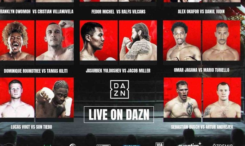 Almanya’da Primora Boxing’in boks şöleni izleyicileri büyüledi