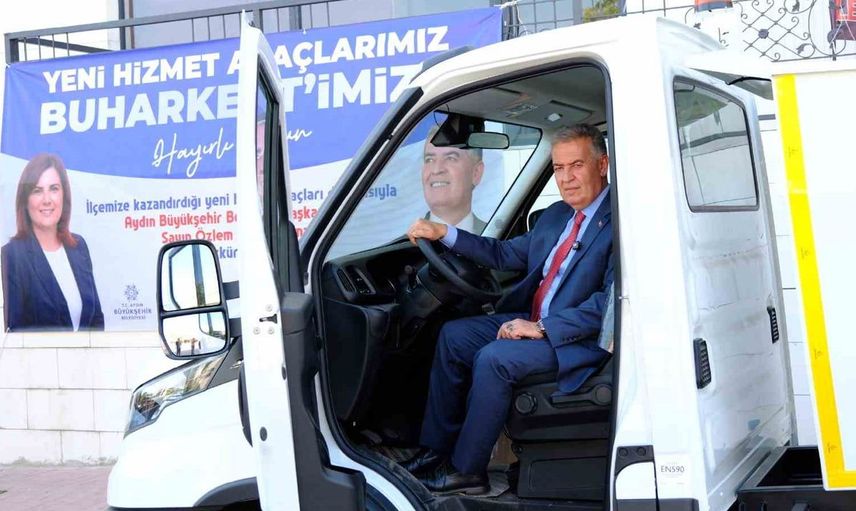 Aydın Büyükşehir’den Sultanhisar’a yeni araçlar