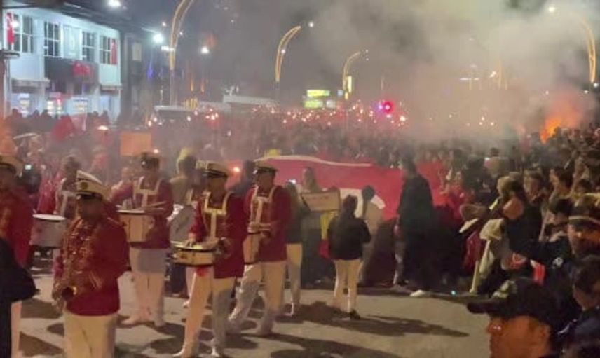 Cumhuriyet Bayramı coşkusu Zonguldak'ta fener alayıyla kutlandı