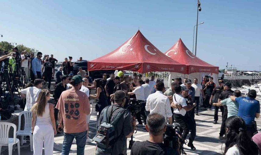 Silivri limanında basın mensuplarına saldırı anları kamerada