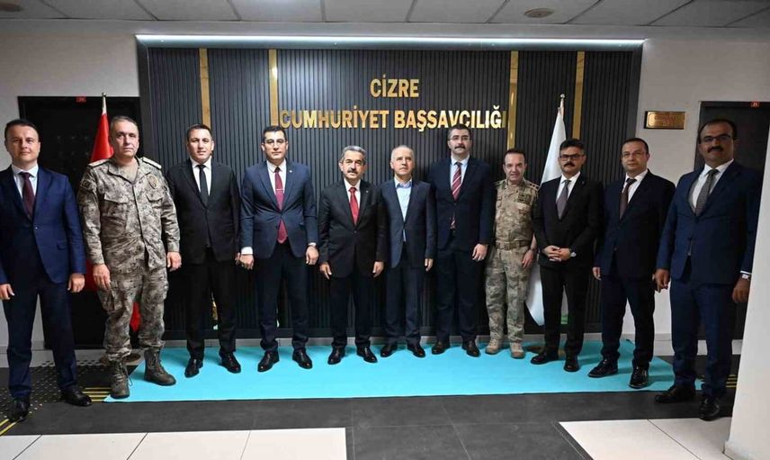 Şırnak Valisi Ekici, adalet mekanizmalarını güçlendirmek için Cizre Başsavcısı ile bir araya geldi
