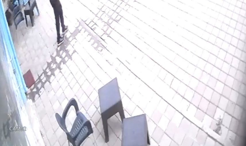 Mardin’deki kaza anı güvenlik kamerasına yansıdı