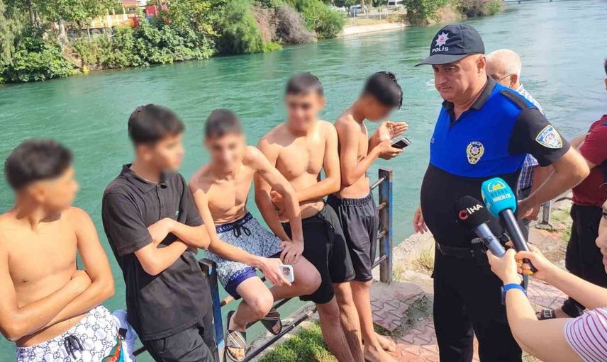 Adana'da sulama kanalına giren 7 kişiye 25 bin 942 TL ceza